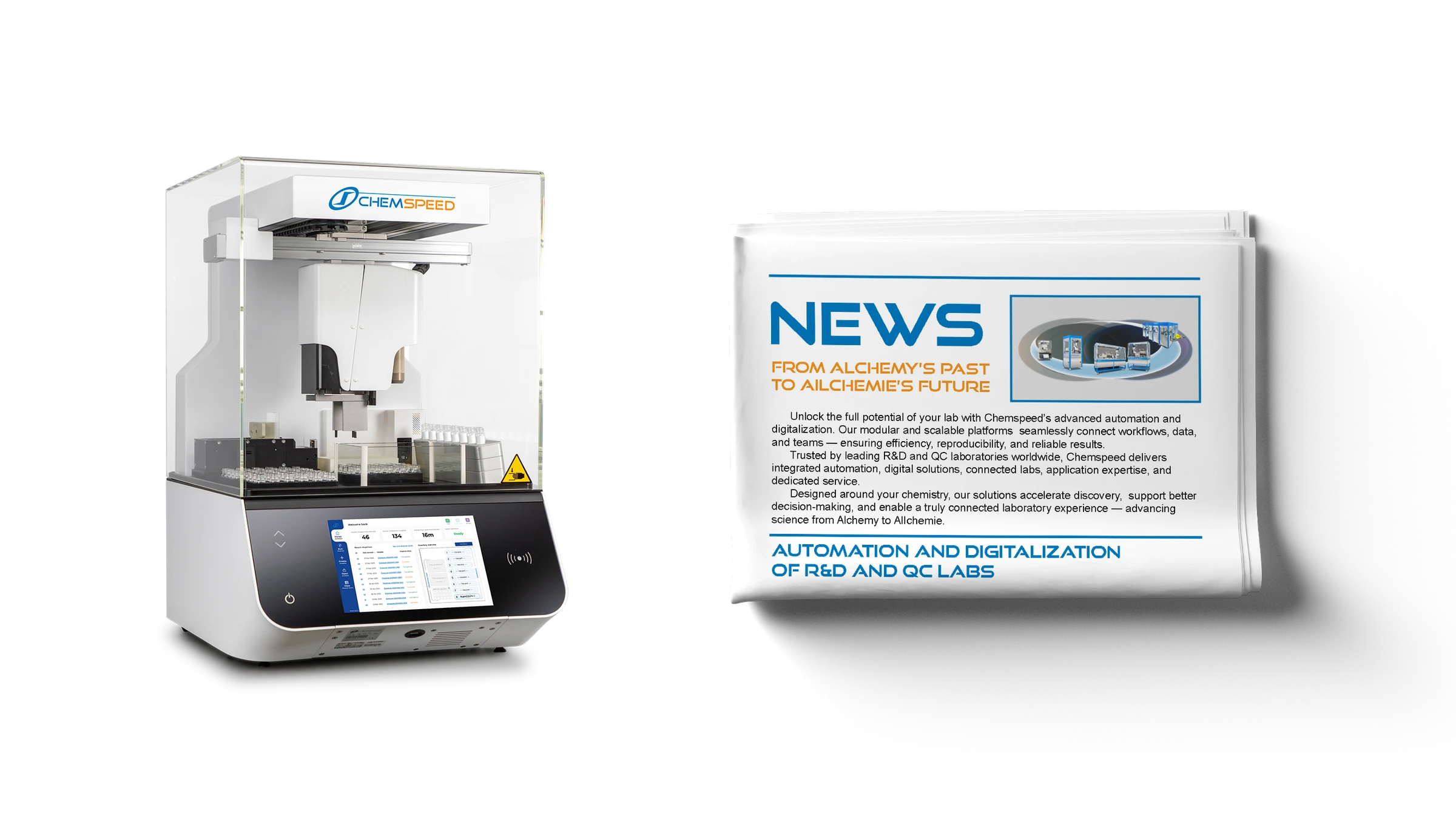 Corporate News Mockup  and Crystal Swile