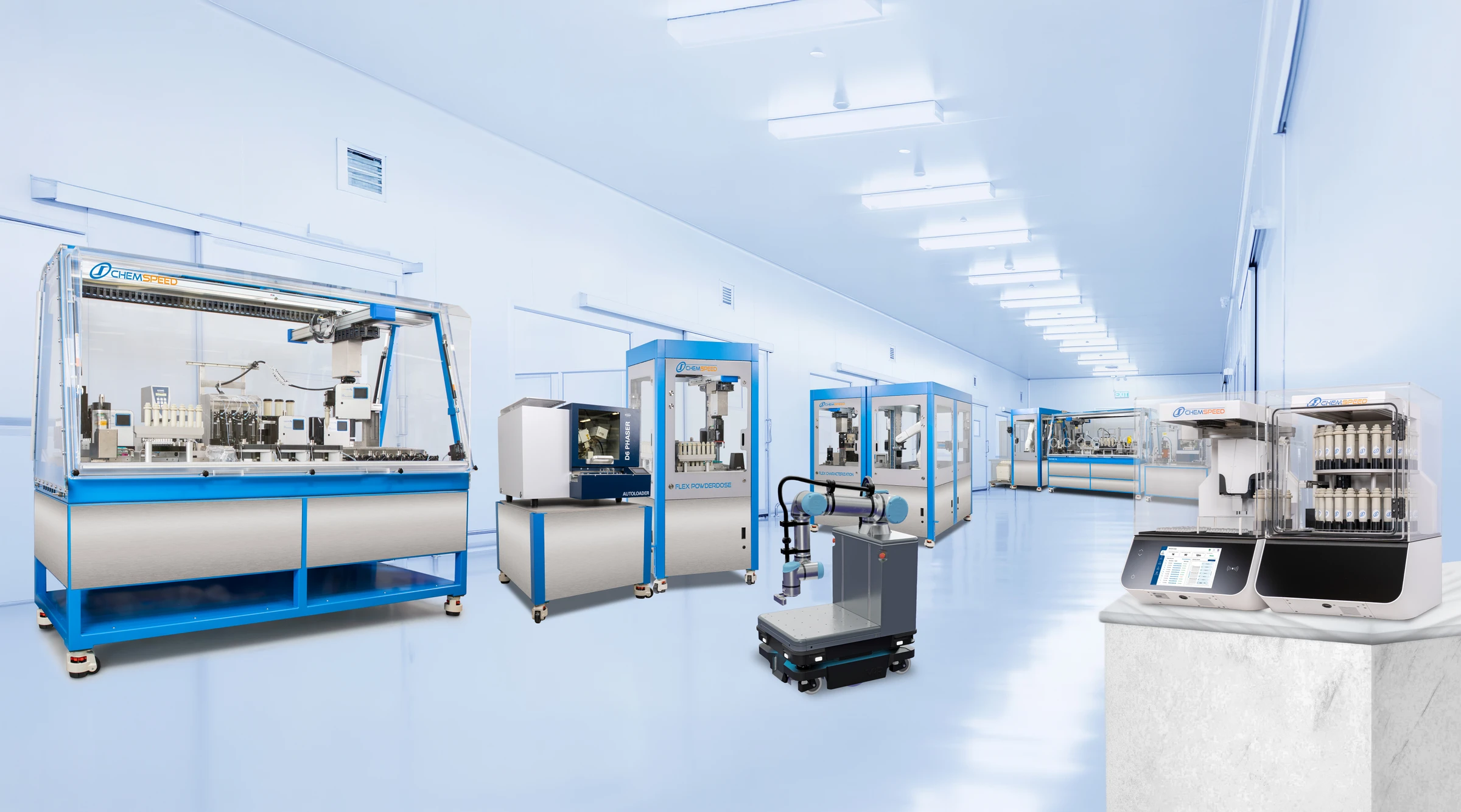 Chemspeed enabling R+D and QC Labs - Lab picture