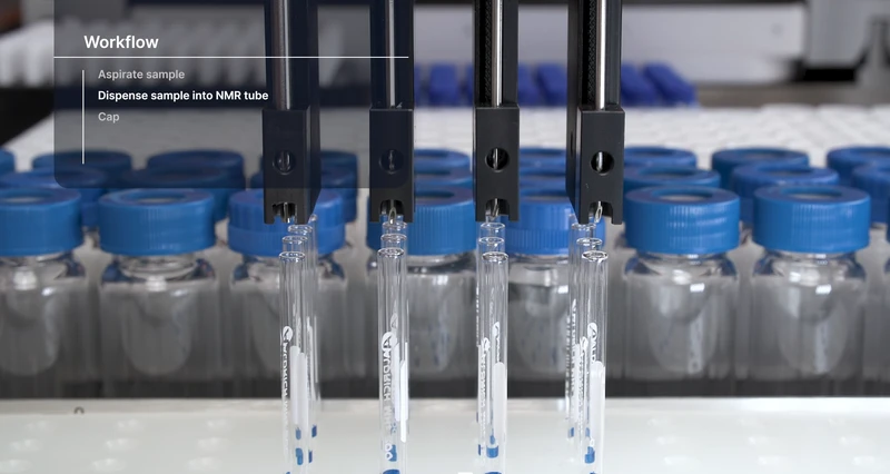 Liquid Sample Prep for Offline  Online Nmr in Organic & Polymer Synthesis